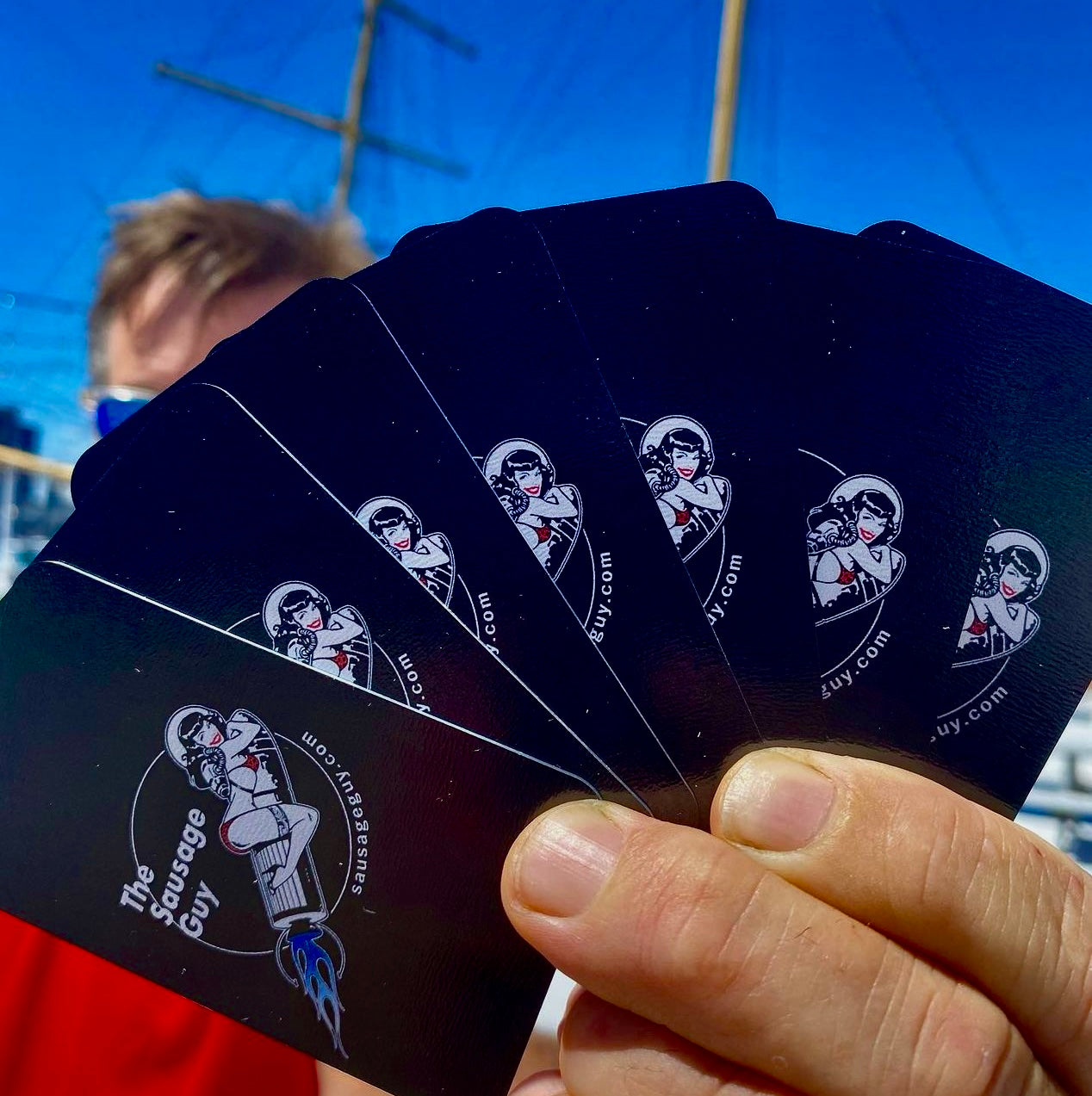 Sausage Guy Black Card